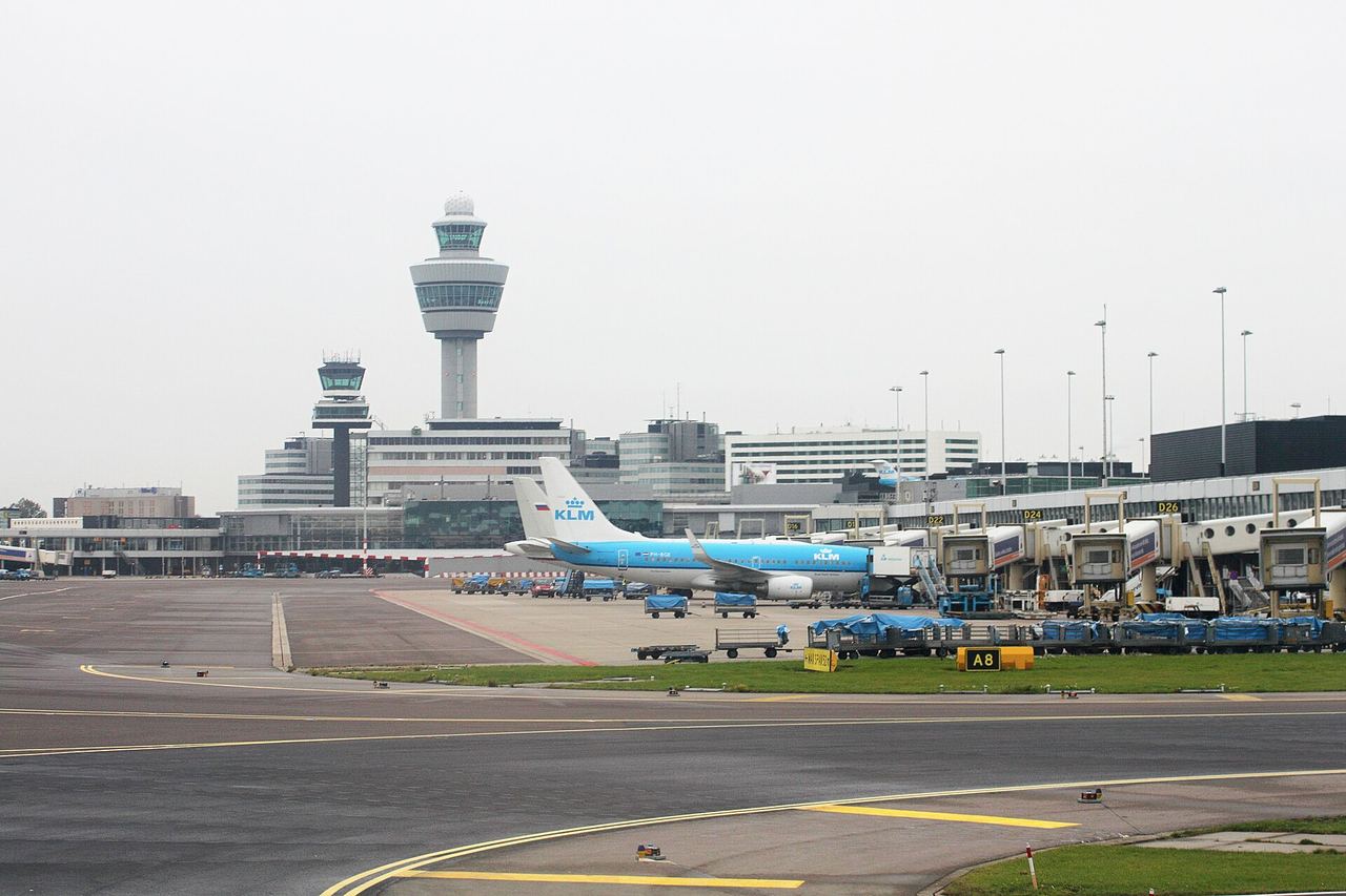 Terminal building at Amsterdam Airport Schiphol