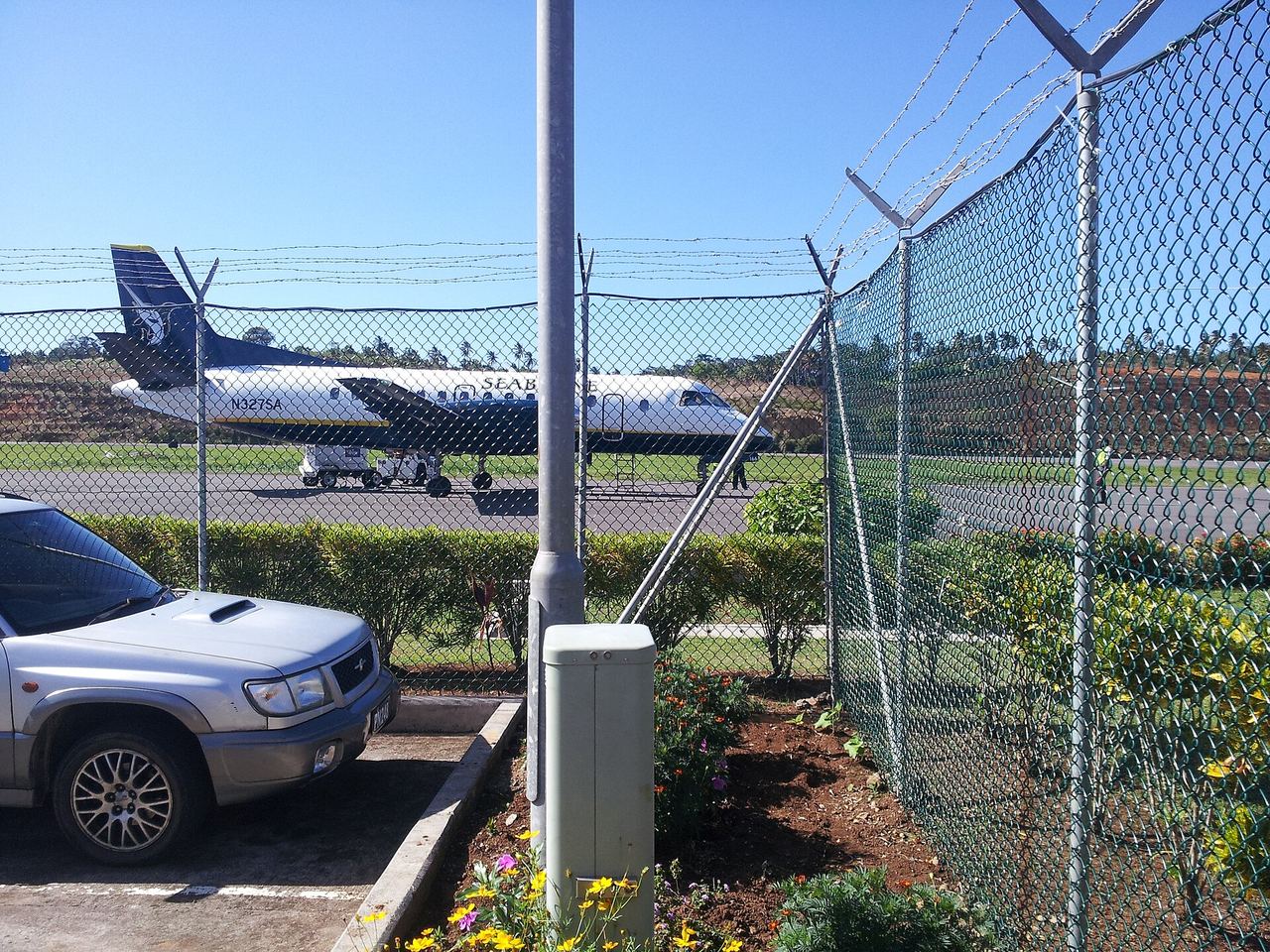 Aircraft on the apron at Paris Charles de Gaulle Airport