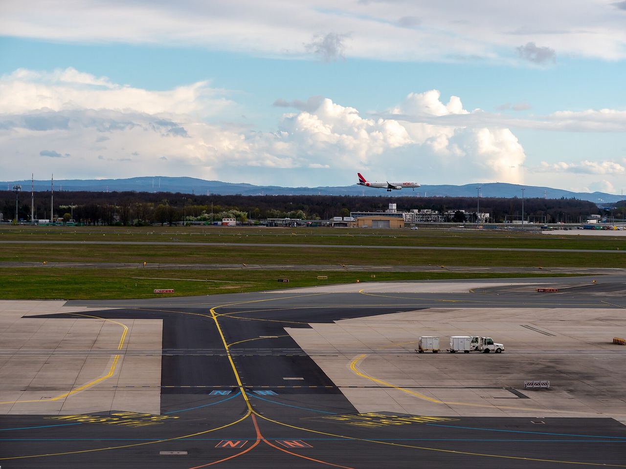Terminal building at Frankfurt Airport