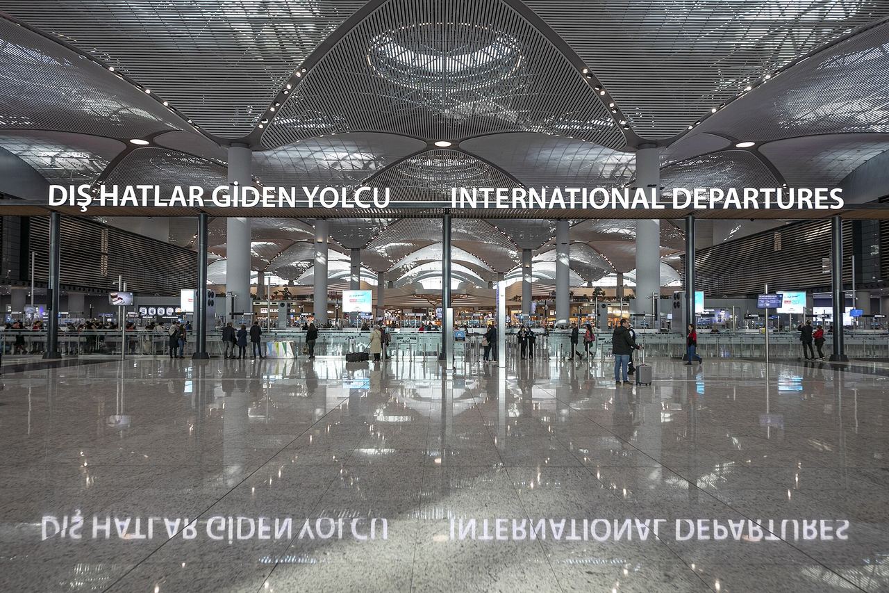 Terminal building at Istanbul Airport