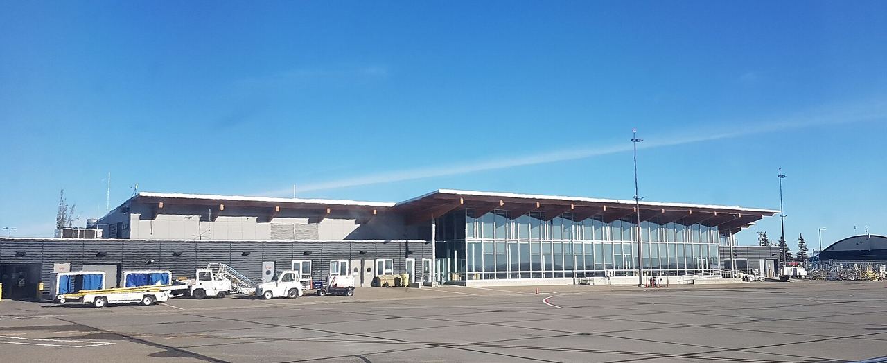 Aircraft on the apron at John F Kennedy International Airport, New York