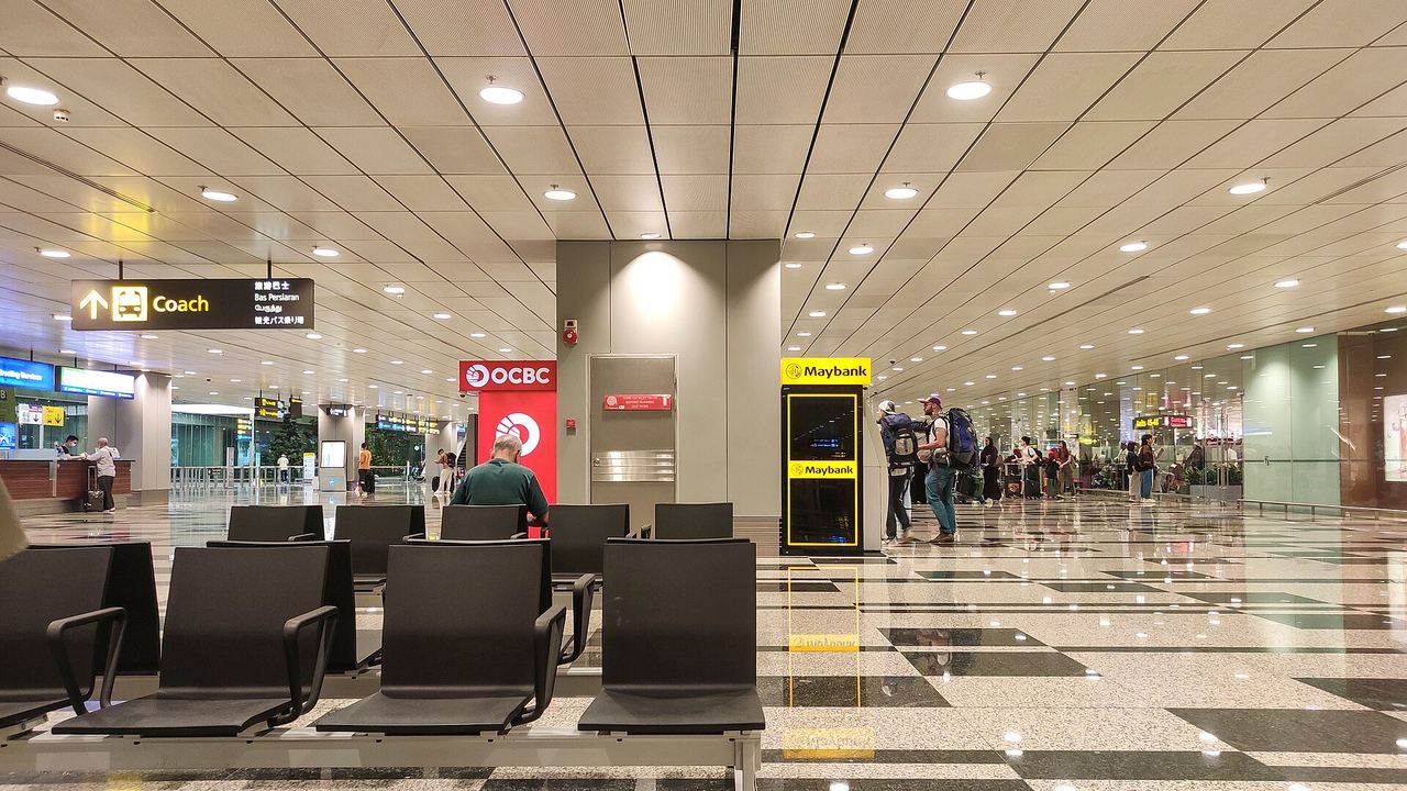 Terminal building at Singapore Changi Airport