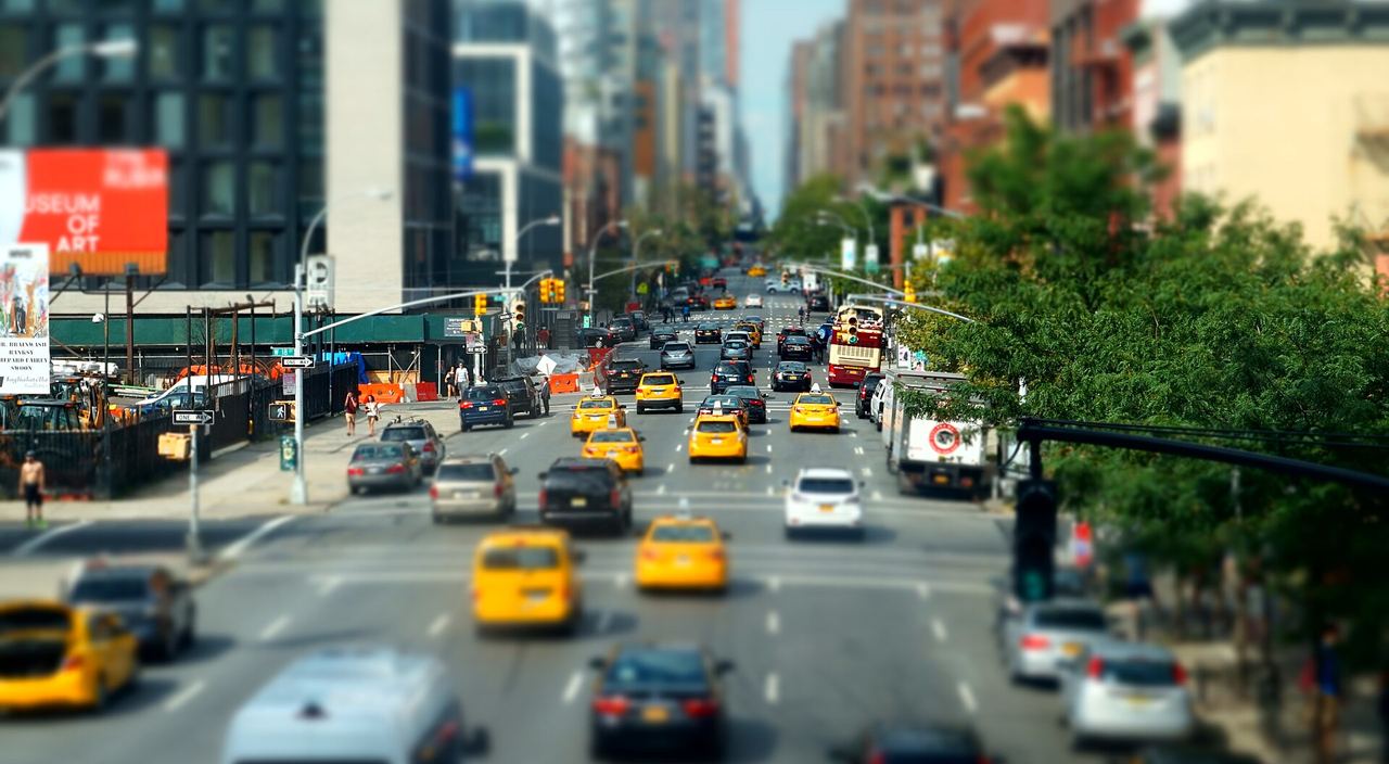 City destination for the JFK to Manhattan route